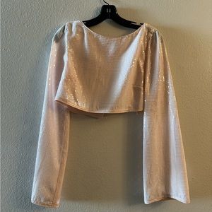 Lovers and Friends Leighton sequin Top (S)